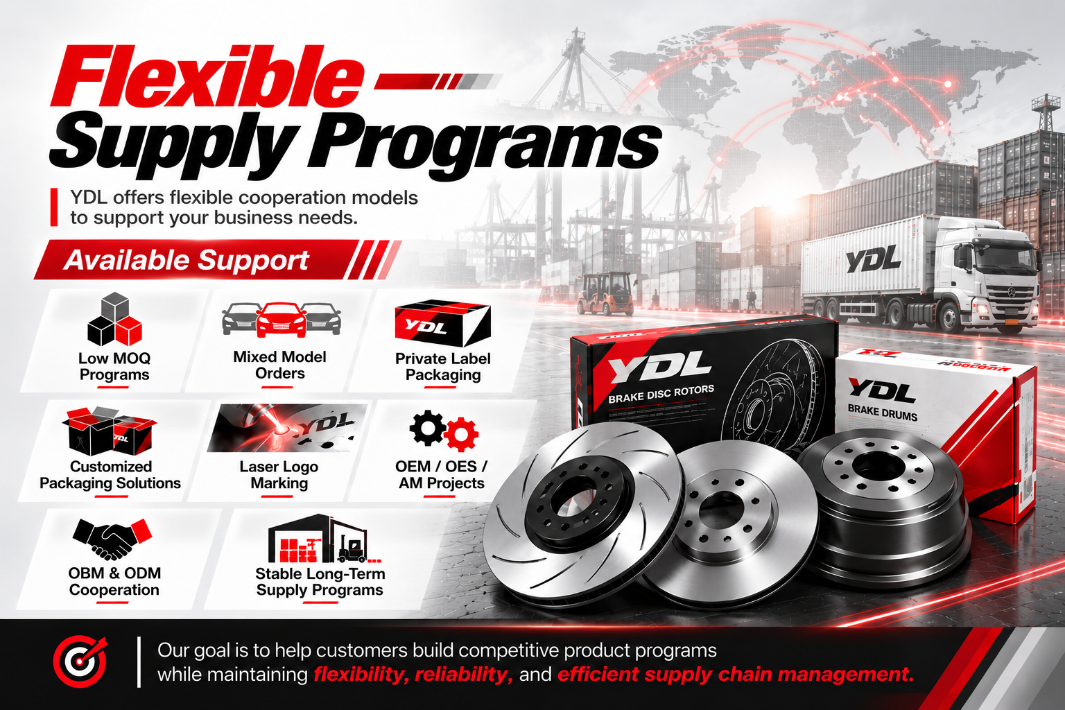 Chihon YDL Brake Flexible Supply Programs Chihon YDL Brake Flexible Supply Programs